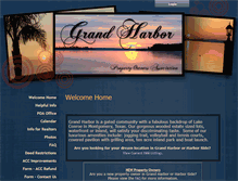 Tablet Screenshot of grandharborpoa.com